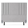 Cabeceira 100 Cm Suede Cama Box Solteiro Premium Frame Estofada:cinza Claro - 2