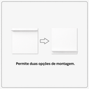 Ver imagem 6 de Painel para TV até 43 Polegadas MDF Altezza Belmax:Branco