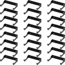 Ver imagem 5 de Conjunto 24 Suportes para Garrafa de Vinho Adegas de Parede em Aço Preto Adega Suspensa Horizontal