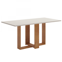 Ver imagem 4 de Mesa de Jantar Retangular Enemy com 6 Cadeiras Sol Mel/blonde/cinza - Casa Giulia