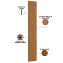 Ver imagem 4 de Painel Ripado de Madeira 1 Peça 39x250cm Slats L05 Nature - Lyam Decor