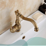 Torneira Banheiro Cozinha Gourmet Provençal Vintage Estilo Antiga de Bancada em Latão Cor Bronze - M - 5