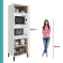 Ver imagem 3 de Torre Quente Miami para 1 Forno 1 Microondas 3 Portas Carraro