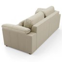 Ver imagem 5 de Sofá Retrátil 2 Lugares para Sala 175cm Dijon Couro Creme S07 - Mpozenato