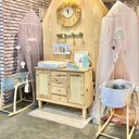 Ver imagem 2 de Moises de Balanco Cinza 100% Algodao com Colchao Fom