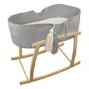 Ver imagem 1 de Moises de Balanco Cinza 100% Algodao com Colchao Fom