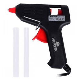 Pistola de Cola Quente Profissional 16W Bivolt 402605 Worker - 1