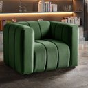 Ver imagem 1 de Poltrona Decorativa Mona Retrô Moderna Sala de Estar