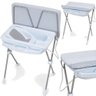 Banheira de Bebê Plástica Galzerano Classic 7045 com Trocador e Suporte Azul - 3