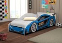 Ver imagem 3 de Cama Carro com Baú Infantil Sport Azul