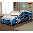 Ver imagem 1 de Cama Carro com Baú Infantil Sport Azul