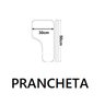 Kit 05 Cadeiras Universitárias com Porta Livros Cor Preto Prancheta Plástica - 3