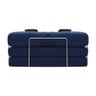 Sofá Cama Bloom Retrátil e Modular Bouclê Design Moderno na Caixa Azul Marinho - 4