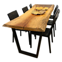Ver imagem 2 de Mesa Prancha Única de Reunião Grande de Madeira Maciça para Escritório sob Medida