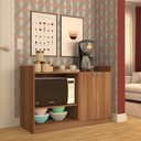 Ver imagem 2 de Balcão para Forno e Microondas 2 Portas Nova Mobile Montana