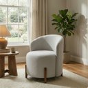 Ver imagem 4 de Poltrona Lounge Bouclé Estopar ? Moderna para Sala, Recepção e Quarto