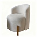 Ver imagem 2 de Poltrona Lounge Bouclé Estopar ? Moderna para Sala, Recepção e Quarto