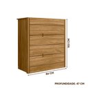 Ver imagem 4 de Cômoda Para Quarto Freijó Piper Shop Jm