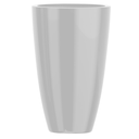 Ver imagem 1 de Vaso de Fibra de Vidro Roma m 70cm Brilhantes e Foscos Decorativo Cinza Claro