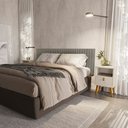 Ver imagem 2 de Cabeceira Ripado Modular 5 Caixas Ubatuba Cama King Linea Brasil