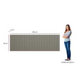 Cabeceira Ripado Modular 5 Caixas Ubatuba Cama King Linea Brasil - 6