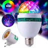 Lampada Giratória Rgb P/ Festas Bivolt + Adaptador Bivolt - 1