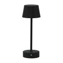 Ver imagem 5 de Luminária Abajur Mesa Led Louvre Touch Recarregável Preto