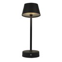 Ver imagem 1 de Luminária Abajur Mesa Led Louvre Touch Recarregável Preto