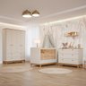 Quarto de Bebê 3 Peças Permóbili Biscoito - Off White/nature - 2