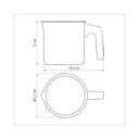 Ver imagem 5 de Fervedor Tramontina S/ Tampa Paris 10cm 0,8l Vermelho