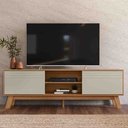 Ver imagem 5 de Rack Dubai para Tv até 70 Polegadas Nature/off White - Peternella