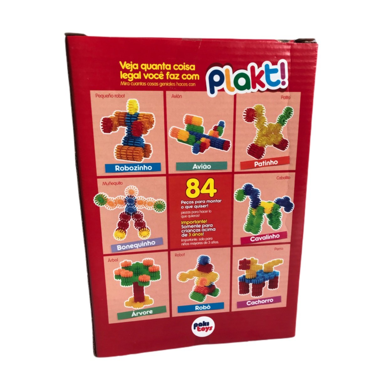 Brinquedo Montar Plakt Engrenagens Educativo Criativo 84 Pcs - 3