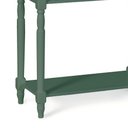 Ver imagem 3 de Bancada Aparador Mini Lavabo 1 Gaveta e Prateleira Linz Móveis - Verde Musgo/imbuia Glazer