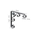 Ver imagem 2 de Mfo2020 Mao Francesa Colonial 20Cm. Suporte Com Design Colonial Em L De Aço Carbono Com