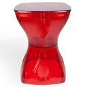 Ver imagem 2 de Mesa Vermelha Translúcida Multiuso Design Moderno Mesa Lateral Apoio Decorativo Para Piscina Jardim