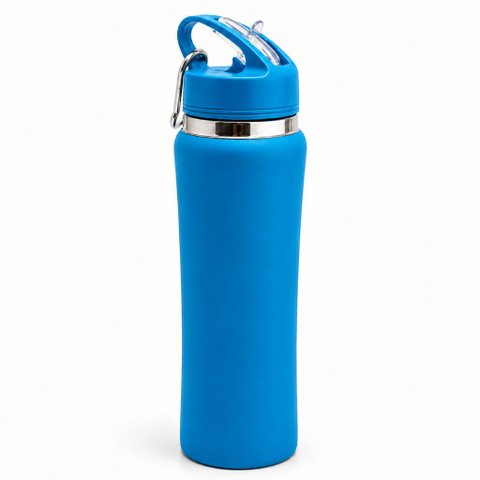 Garrafa Térmica Ms-924 700ml com Chaveiro:Azul