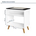 Ver mais imagens de Balcão para Cooktop 4 e 5 Bocas 2 Nichos com Prateleira Ajustável Parma
