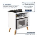 Ver imagem 5 de Balcão para Cooktop 4 e 5 Bocas 2 Nichos com Prateleira Ajustável Parma
