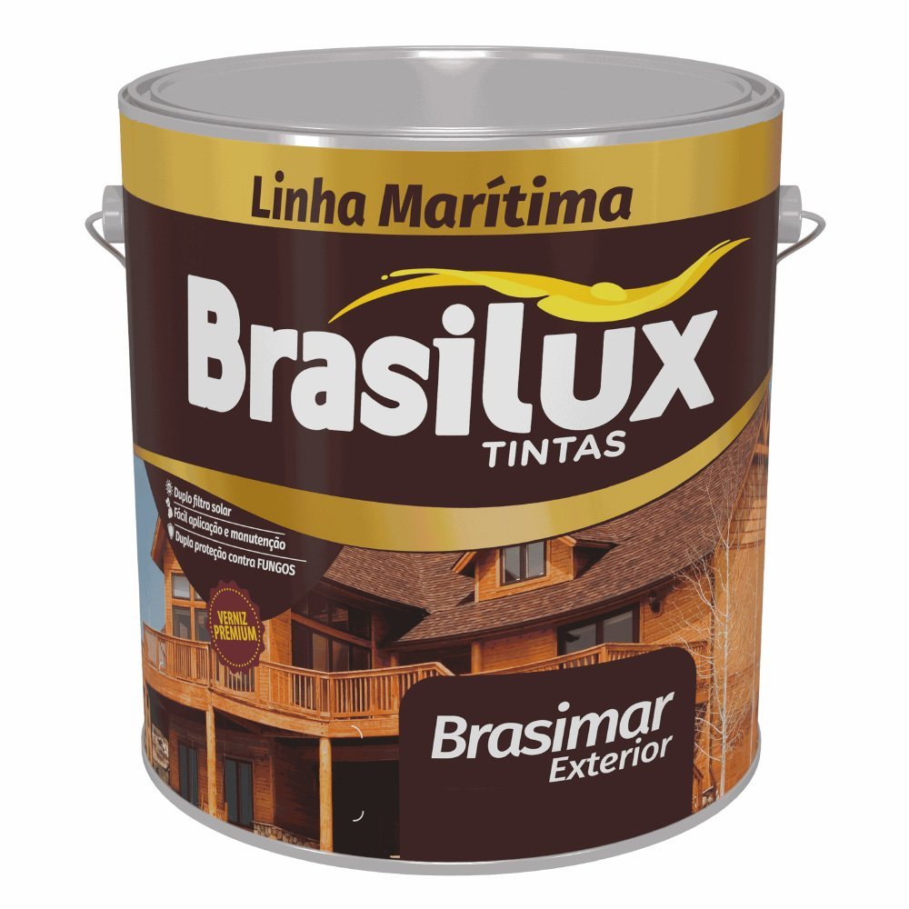 Verniz Marítimo Imbuia Brasilux 3,6 l - 1