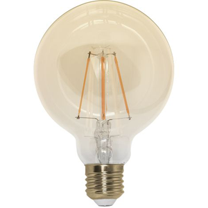 Lampada Filamento Led G95 Bulbo 4w Vintage Retro Industrial Design Filamento E27 2200k