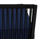 Ver imagem 6 de Conjunto de 2 Poltronas e Mesa de Centro Quadrada com Tampo Preto/azul