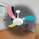 Ver imagem 2 de Ventilador de Teto Infinity Child Led 6000k Tricolor 3 Pás 110v 2014 Child Led 2014