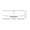 Ver imagem 4 de Ventilador de Teto Infinity Child Led 6000k Tricolor 3 Pás 110v 2014 Child Led 2014
