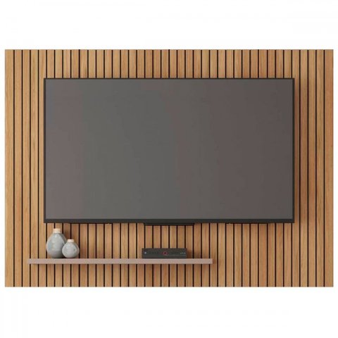 Painel para Tv até 70 Polegadas com Ripado 3d Puerto Buriti/fendi - Pnr Móveis
