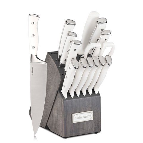 Cuisinart Jogo de Facas 15 Peças com Bloco, Aço Inoxidável