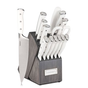 Cuisinart Jogo de Facas 15 Peças com Bloco, Aço Inoxidável