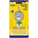 Ver imagem 7 de Regulador Registro de Gás de Cozinha Doméstico Blindado com Monômetro Vazão 1kg/h | Aliança