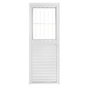 Ver imagem 1 de Porta de Alumínio Branco de Entrada Social Cmc Modular - Lado Esquerdo - 2.10 (a) X 0.90 (l)