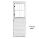 Ver imagem 2 de Porta de Alumínio Branco de Entrada Social Cmc Modular - Lado Esquerdo - 2.10 (a) X 0.90 (l)