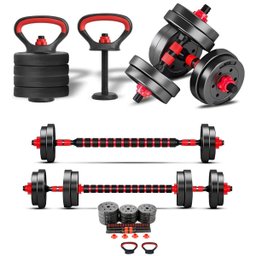 Halter Ajustavel 40kg Kettlebell Dumbell Academia Anilha Musculaçao 6 em 1 Fitness Treino Fit Fitnes - 1